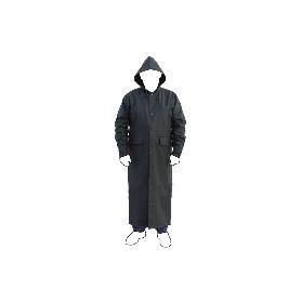 ABRIGO LARGO DE LLUVIA VERDE PU/PVC TALLA L