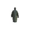 ABRIGO DE LLUVIA VERDE POLIESTER/PVC TALLA-L