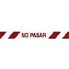 CINTA BALIZ. NO PASAR  80MMX100MTS