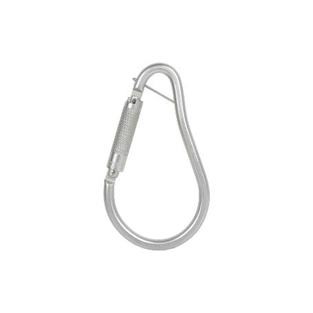 GANCHO DE ACERO CON BLOQUEO AUTOMÁTICO APERTURA 59 MM RUPTURA +23 KN