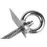 PUNTO DE ANCLAJE INOX. M12 RUPTURA +23 KN