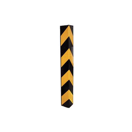 ESQUINERO RECTO 800X100X10MM AMAR/NEGRO