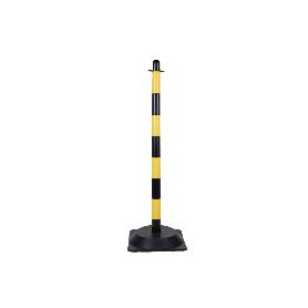 POSTE Y BASE PARA CADENA (AMAR/NEGRO) 1M