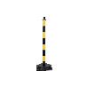 POSTE Y BASE PARA CADENA (AMAR/NEGRO) 1M