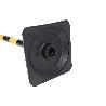 POSTE Y BASE PARA CADENA (AMAR/NEGRO) 1M