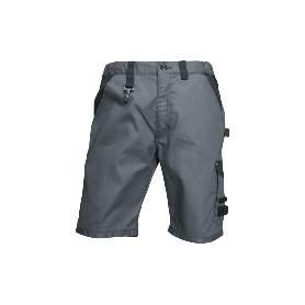 BERMUDAS DE TRABAJO POULSEN 280GMS/M GRIS-NEGRO T-62