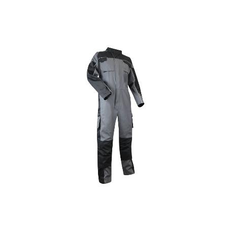 MONO DE TRABAJO BIRO 280GMS/M GRIS-NEGRO T-XL