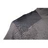 SUDADERA CUELLO CREMALLERA 280GMS/M GRIS-NEGRO T-XL
