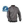 SUDADERA CUELLO CREMALLERA 280GMS/M GRIS-NEGRO T-XL