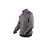 SUDADERA CUELLO CREMALLERA 280GMS/M GRIS-NEGRO T-XL