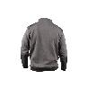 SUDADERA CUELLO CREMALLERA 280GMS/M GRIS-NEGRO T-XXL