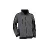 CHAQUETA POLAR MODELO WALKER 370 G/M GRIS-NEGRO TALLA XL