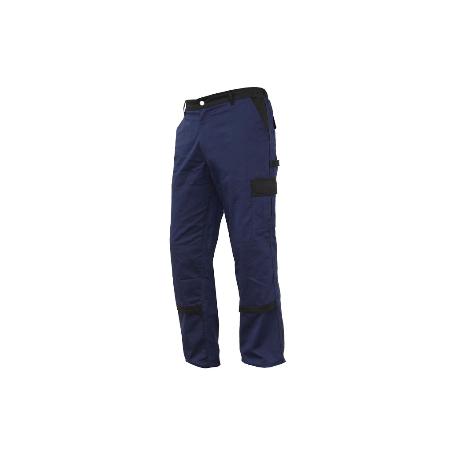 PANTALON TRAB. FLEX. JANO SLIM FIT MARINO/NEGRO T-52