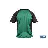 CAMISETA TRANSPIRABLE MODELO PILOTE VERDE-NEGRA 160 G/M2 TALLA-XXXL