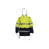 PARKA DE ALTA VISIBILIDAD MODELO DENEB AMARILLO Y AZUL TALLA XXL