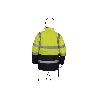 PARKA DE ALTA VISIBILIDAD MODELO DENEB AMARILLO Y AZUL TALLA XXL