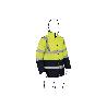 PARKA DE ALTA VISIBILIDAD MODELO DENEB AMARILLO Y AZUL TALLA XXXL