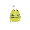 CHAQUETA DE LLUVIA DE ALTA VISIBILIDAD MODELO PÓLUX AMARILLA TALLA XXL