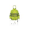 CHAQUETA DE LLUVIA DE ALTA VISIBILIDAD MODELO PÓLUX AMARILLA TALLA XXL