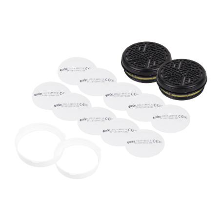 SET FILTRO COMBINADO 2 UDS. FILTRO A1B1E1K1 + 10 UDS. PREFILTRO P2 NR