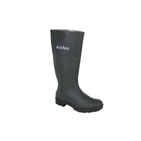 BOTA ALTA DE AGUA PVC VERDE TALLA 48