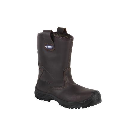 BOTA PIEL FORRADA SEGURIDAD S3 (MODELO MEGAN) T-41