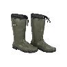 BOTA DE AGUA VERDE/NEGRA CON FORRO POLAR TALLA 44