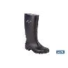 BOTA ALTA DE AGUA PVC NEGRA OB FO SR TALLA 45