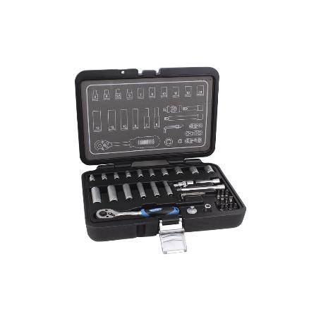 MALETÍN 36 PCS PROFESIONAL VASOS 1/4