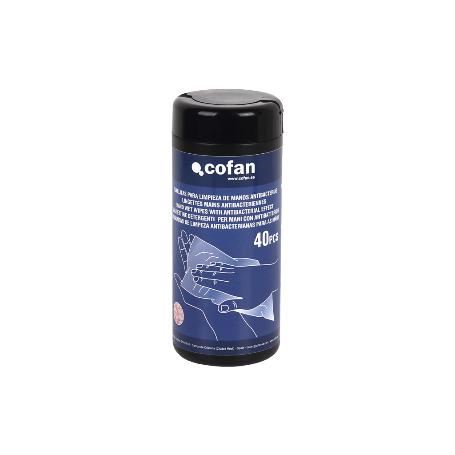 TOALLITAS PARA LIMPIEZA DE MANOS ANTIBACTERIAS 40 UDS