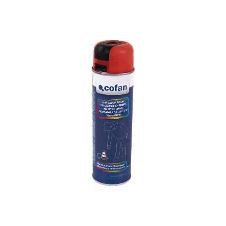 MARCAJE DE OBRA FLUORESC. ROJO 500ML