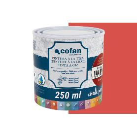 PINTURA A LA TIZA, CHALK PAINT, ROJO CEREZA 250 ML