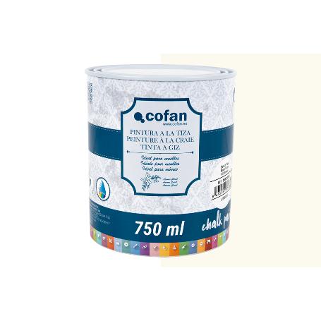 PINTURA A LA TIZA, CHALK PAINT, BLANCO TIZA 750 ML