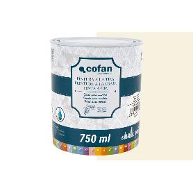 PINTURA A LA TIZA, CHALK PAINT, BLANCO ALGODÓN 750 ML