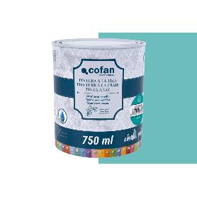 PINTURA A LA TIZA, CHALK PAINT, TURQUESA 750 ML