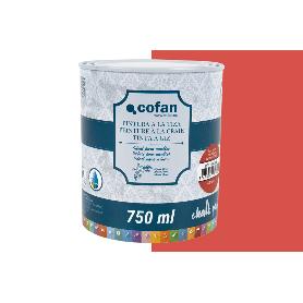 PINTURA A LA TIZA, CHALK PAINT, ROJO CEREZA 750 ML