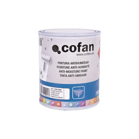 PINTURA ANTIHUMEDAD SINTÉTICA (750 ML)  BLANCO SATINADO