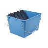 CUBETA 16 L. AZUL CON REJILLA 2 ASAS