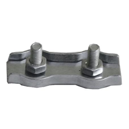SUJETACABLES PLANOS DOBLE M-3   CAJA 100 UNID.