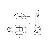 GRILLETE RECTO M-22 ZINCADO   CAJA 5 UNID.