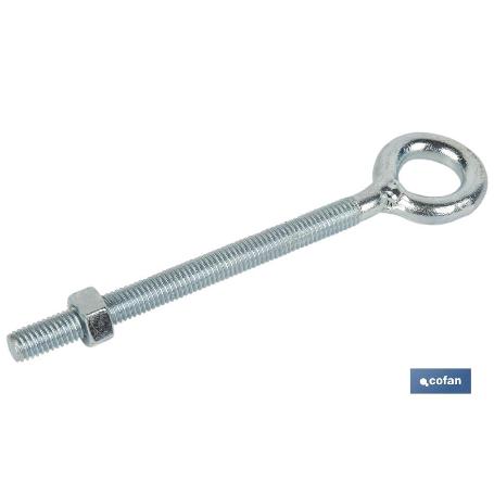 HEMBRILLA CON TUERCA M-5X40   CAJA 100 UNID.