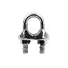 SUJETACABLES ACERO INOXIDABLE M-3   CAJA 20 UNID.