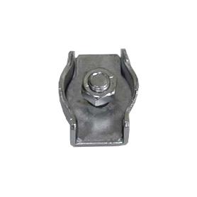 SUJETACABLES PLANO SIMPLE M-10 INOX   CAJA 5 UNID.