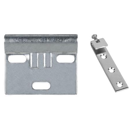 SET COLGADOR DE ARMARIO ZINCADO 60 MM   CAJA 40 UNID.