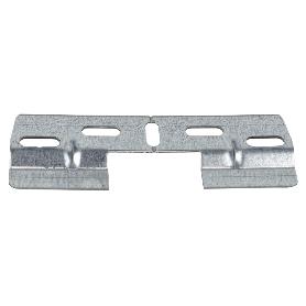 PLACA COLGADOR DOBLE 130 MM CON HUECO 42 MM VENTA UNITARIA