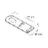 COLGADOR ZINCADO 15 X 50 MM VENTA UNITARIA