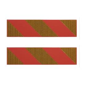 CONJUNTO 2 PLACAS DE REMOLQUE ALUMINIO 56,5X14