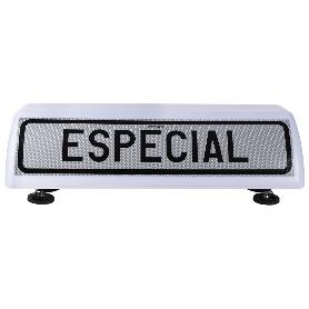 CARTEL AVISADOR ACOMP. VEH. - ESPECIAL V-21