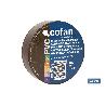CINTA AISLANTE 180 MICRAS MARRON 19MMX20 METROS   CAJA 10 UNID.