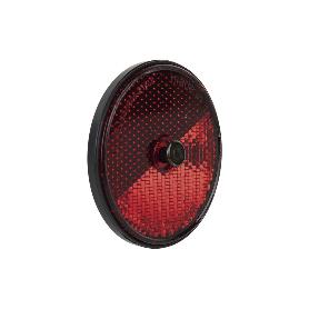 CATADIÓPTRICO REDONDO ROJO Ø 60 MM CON TORNILLO